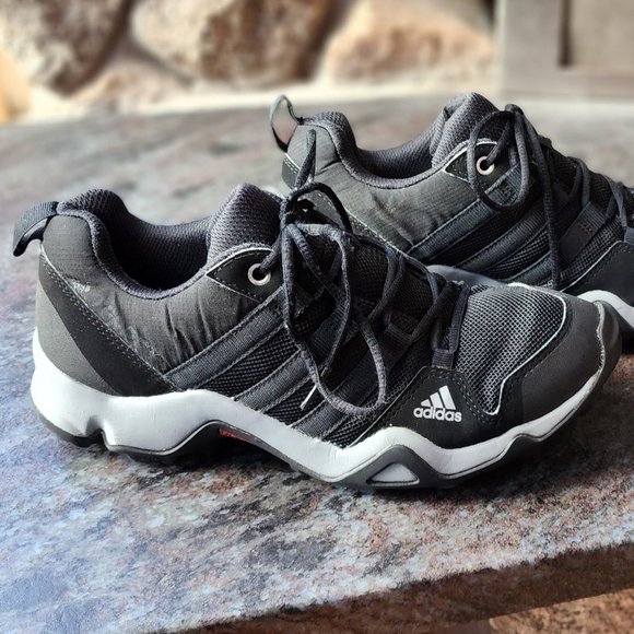 Adidas Black/White Cross Training Sneakers Size 5 - Picture 10 of 15